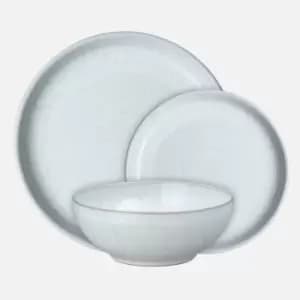 Image of Denby White Speckle Tableware Set - 12 pcs