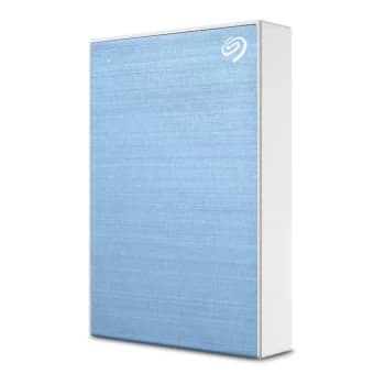 Image of Seagate 2TB One Touch External Hard Disk Drive Light Blue 8SESTKB2000402