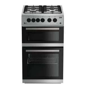 Image of Beko KDVG592S Double Oven Gas Cooker