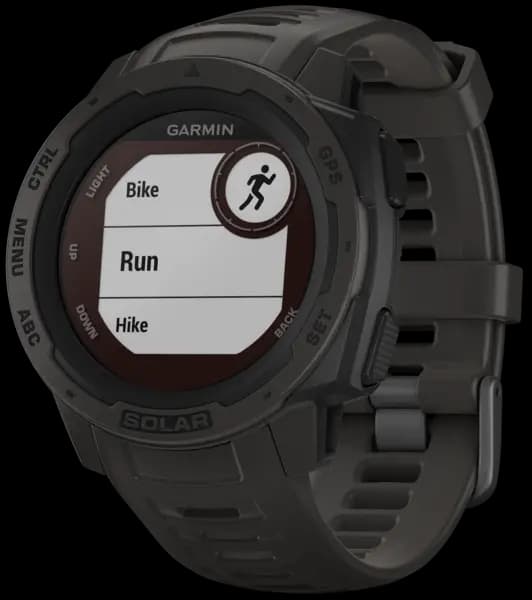 Image of Garmin Watch Instinct Solar Graphite D - Black GMN-251