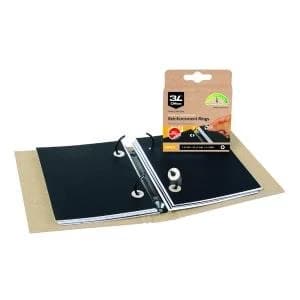 Image of 3L Self-Adhesive Paper Reinforcement Ring Pack of 1000 10415