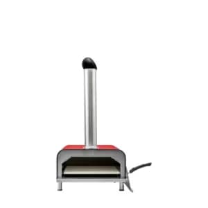 Image of Gallery Interiors Sashari Outdoor Pizza Oven in Red