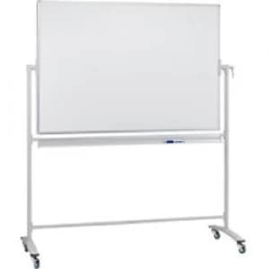 Image of Franken Freestanding Magnetic Mobile Revolving Whiteboard Lacquered Steel 120 x 90 cm
