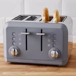 Image of Spectrum Cool Grey 4 Slice Toaster