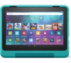 Image of Amazon Fire HD Pro 8" Kids Tablet (2022) - 32 GB, Teal, Blue,Green