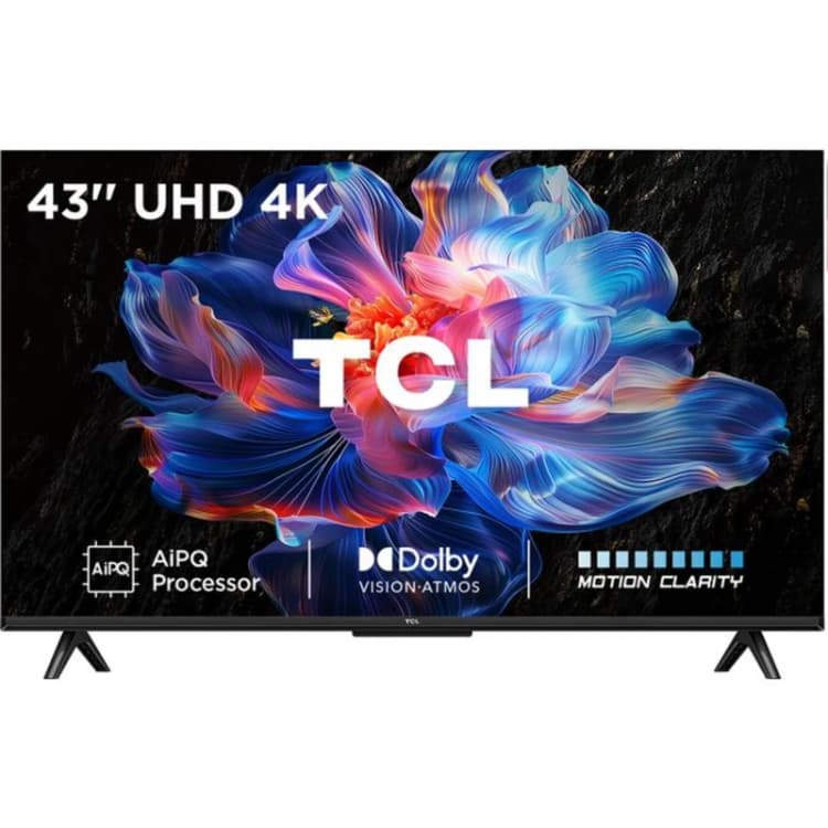 Image of TCL 43" 43V6C-UK Smart 4K Ultra HD LED TV