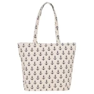 Image of Nautical Tote Bag Cream