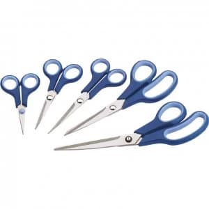 Image of Draper 5 Piece Soft Grip Household Scissor Set