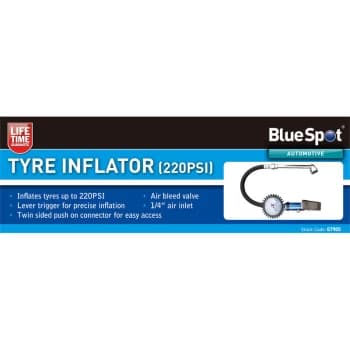 Image of 07905 Tyre Inflator (220PSI) - Bluespot
