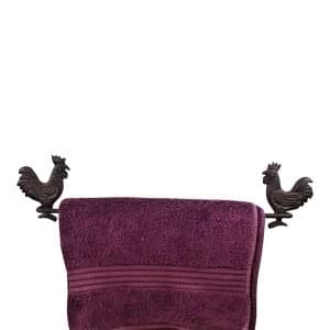 Image of Cast Iron Rustic Towel Rail, Chicken