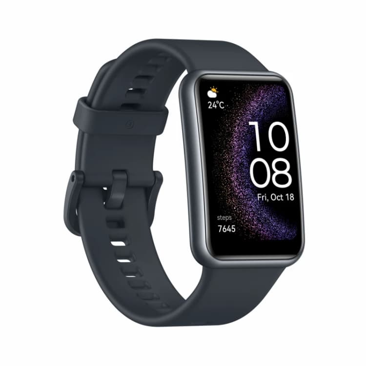 Image of Huawei Watch FIT SE Starry Black Silicone Strap
