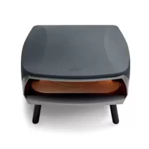 Image of Witt ETNA ROTANTE GRAPHITE ROTANTE 16" Gas Pizza Oven, Rotating Turntable Graphite