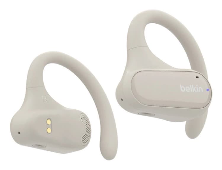 Image of Belkin Soundform Clearfit Open-Ear Wireless Earbuds - Black