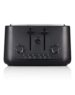Image of Swan ST34040BLKN Stealth 4 Slice Toaster