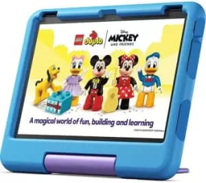 Image of Amazon Fire HD 10.1" Kids (ages 3-7) Tablet (2023) - 32 GB, Blue
