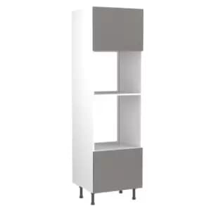Image of KitchenKIT Slab 60cm Oven and Microwave Unit - Gloss Dust Grey