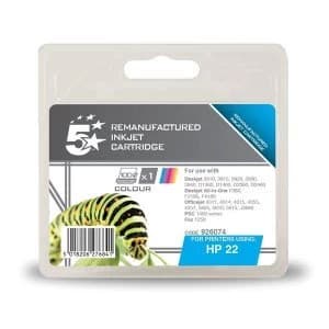 Image of 5 Star Office HP 22 Tri Colour Ink Cartridge