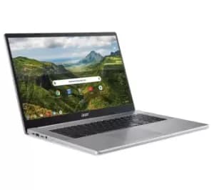 Image of ACER 317 17.3" Chromebook - Intel Celeron, 64GB eMMC, Silver/Grey