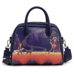 Image of Loungefly Pixar Coco Marigold Bridge Guitar Strap Cross Body Bag