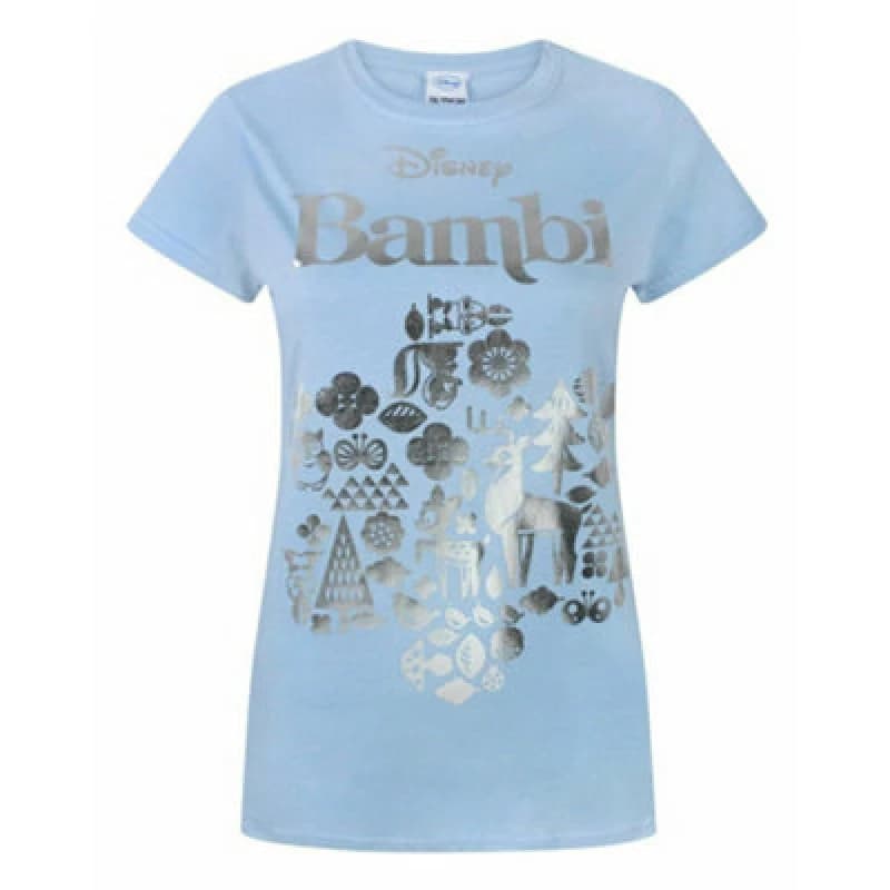 Image of (Small) Disney Short Sleeved T-Shirt (Womens Blue)