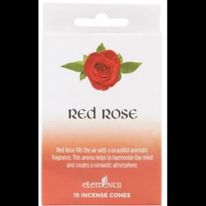 Image of 12 Packs of Elements Red Rose Incense Cones