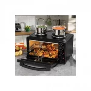 Image of Daewoo 3000W 42 Litre Electric Mini Oven with Hot Plates