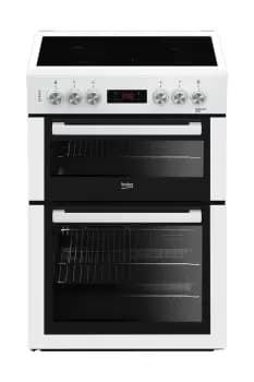 Image of Beko XTC653W 60cm White Electric Ceramic Cooker