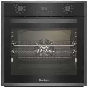 Image of Blomberg ROEN9222DX Built In Electric Fan Oven in Dark Steel LED Disp