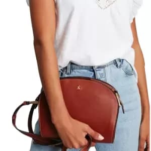 Image of Joules Womens Langton Leather Cross Body Handbag One Size