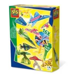 Image of SES CREATIVE Childrens Paper Airplane Folding Set, 5 to 12 Years, Multi-colour (00852)