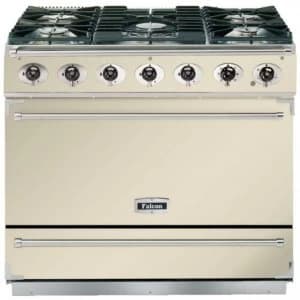Image of Falcon F900SDFCRCG 87390 90cm Single Cavity Dual Fuel Range Cooker - Cream
