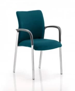 Image of Academy Fully Bespoke Fabric Chair with Arms Maringa Teal