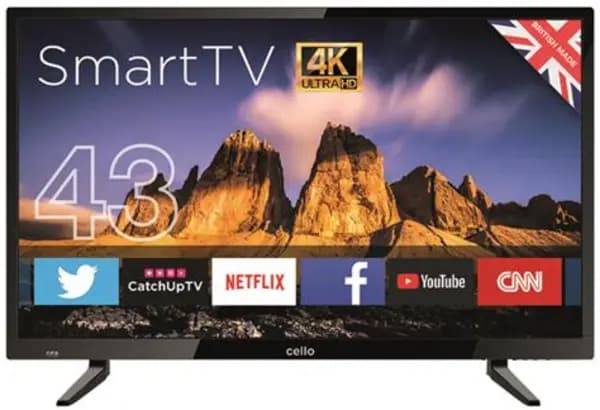Image of Cello 43" C4320RTS Smart 4K Ultra HD LED TV