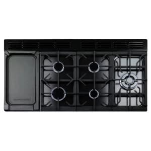 Image of Rangemaster CDL110DFFOGB 114470 110cm CLASSIC DL DF Fuel Range Cooker Olive GreenBrass