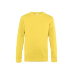 Image of B&C Mens King Crew Neck Sweater (L) (Yellow Fizz)