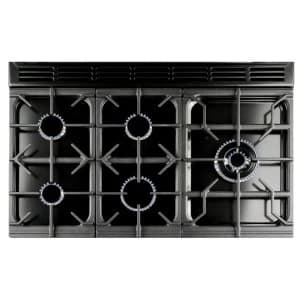 Image of Rangemaster CDL90DFFOG-C Classic Deluxe 90cm Dual Fuel Range Cooker Olive Green