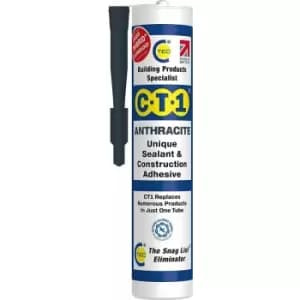 Image of Anthracite - Building Sealant & Adhesive Snag Tube for Virtually Any Material (1) - CT1