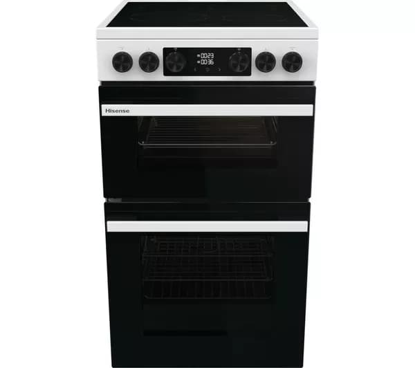 Image of Hisense 50cm Electric Ceramic Cooker - White 744334 White