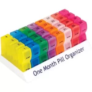 Image of Aidapt One Month Pill Organiser - Multicolour
