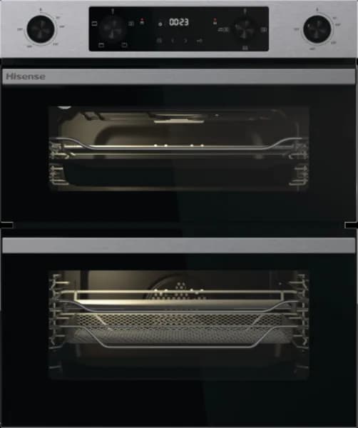 Image of Hisense BUD714221AX BUD714221AX Built In Double Oven - Brushed Steel Hisense BUD714221AX