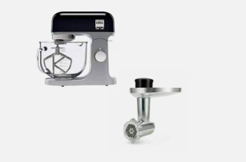 Image of Kenwood 5L Kmix Stand Mixer Black & Food Mincer