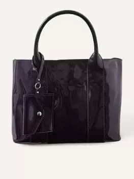 Image of Accessorize Patent Handheld, Navy, Women