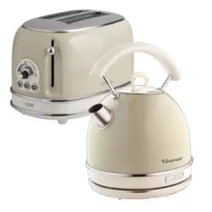 Image of Ariete ARPK10 Vintage 2 Slice Toaster & 1.7L Dome Kettle