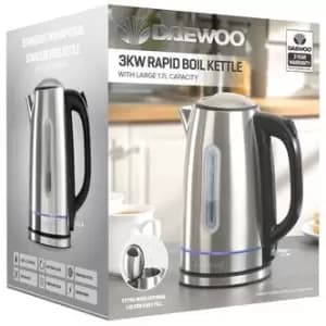 Image of Daewoo SDA2544GE Edinburg Corless Jug Kettle in Stainless Steel 1 7L 3kW