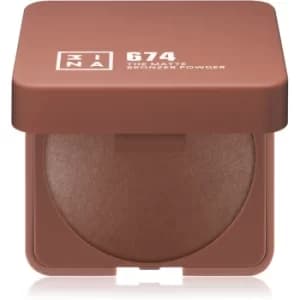 Image of 3INA The Bronzer Powder Compact Bronzing Powder Shade The Matte 674 7 g