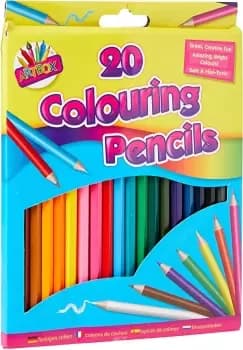 Image of 20 FULL SIZE COLOUR PENCILS,