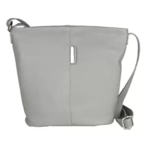 Image of Eastern Counties Leather Womens/Ladies Erica Handbag With Metal Detail (One Size) (Charcoal)