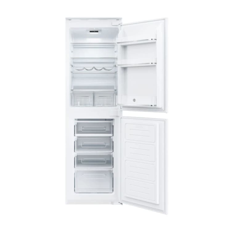 Image of Hoover HOB50S518EK 177cm High 50/50 Integrated Fridge Freezer with Sliding Door Fixing Kit - White - E Rated