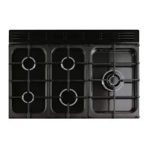 Image of Rangemaster EDL100DFFCB/C Encore Deluxe 100cm Dual Fuel Cooker, Charcoal Black