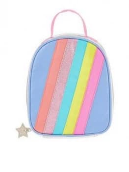 Image of Accessorize Girls Rainbow Lunch Bag - Multi
